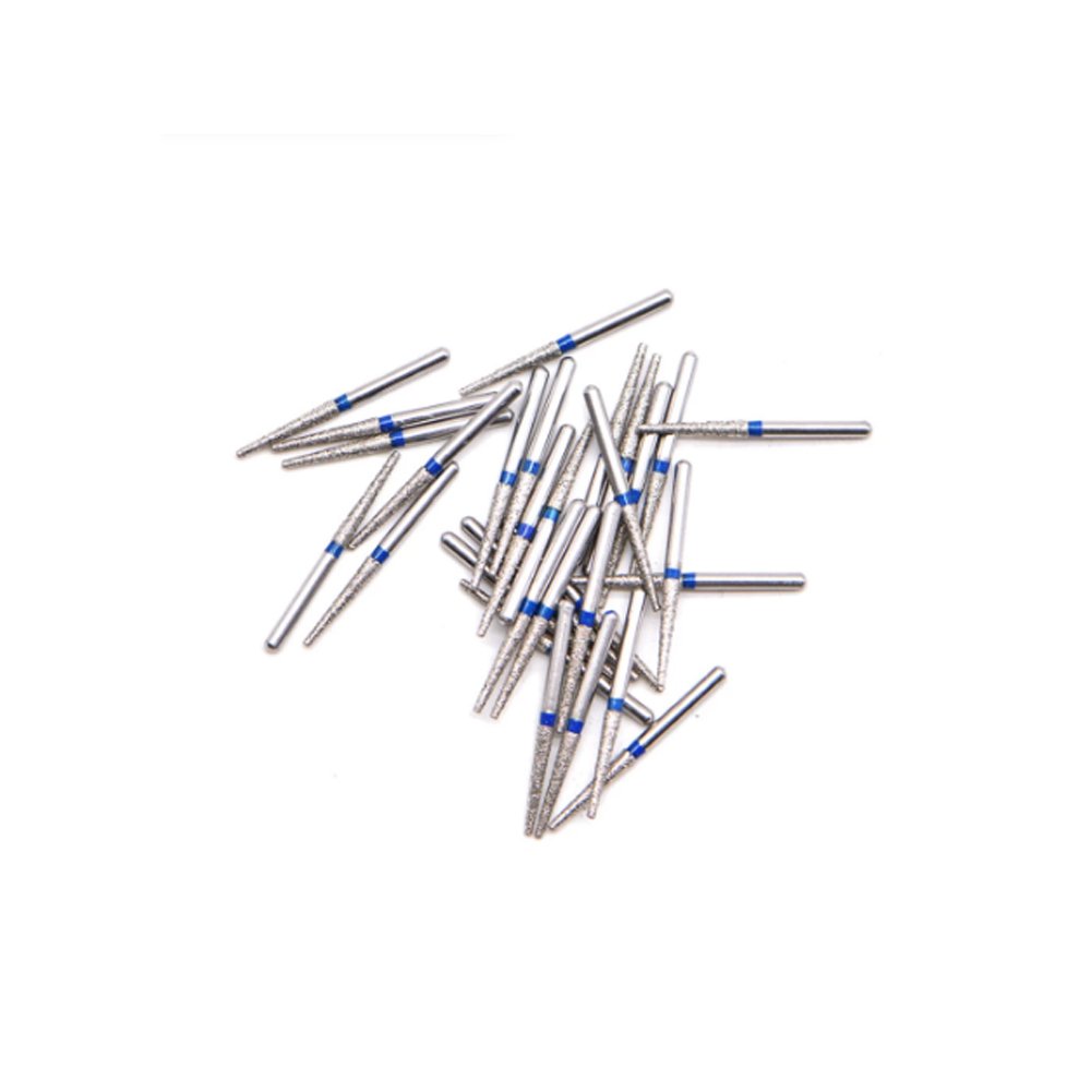 10pcs/box dental 1.6mm stainless steel bur for high speed handpiece dental tools 450000r/min diamond bur drill