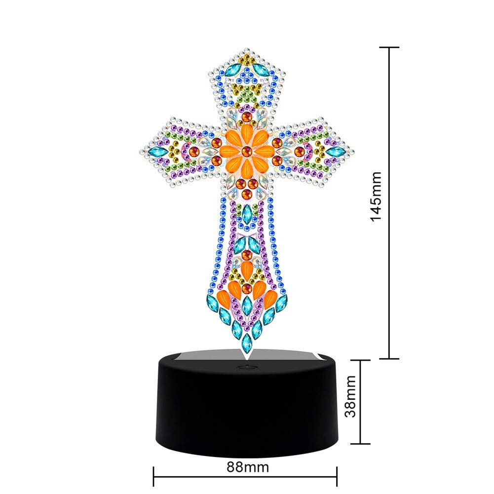 7 Colors LED Diamond Painting Lamp DIY USB Diamond Painting Night Light Home Christmas Decoration For home