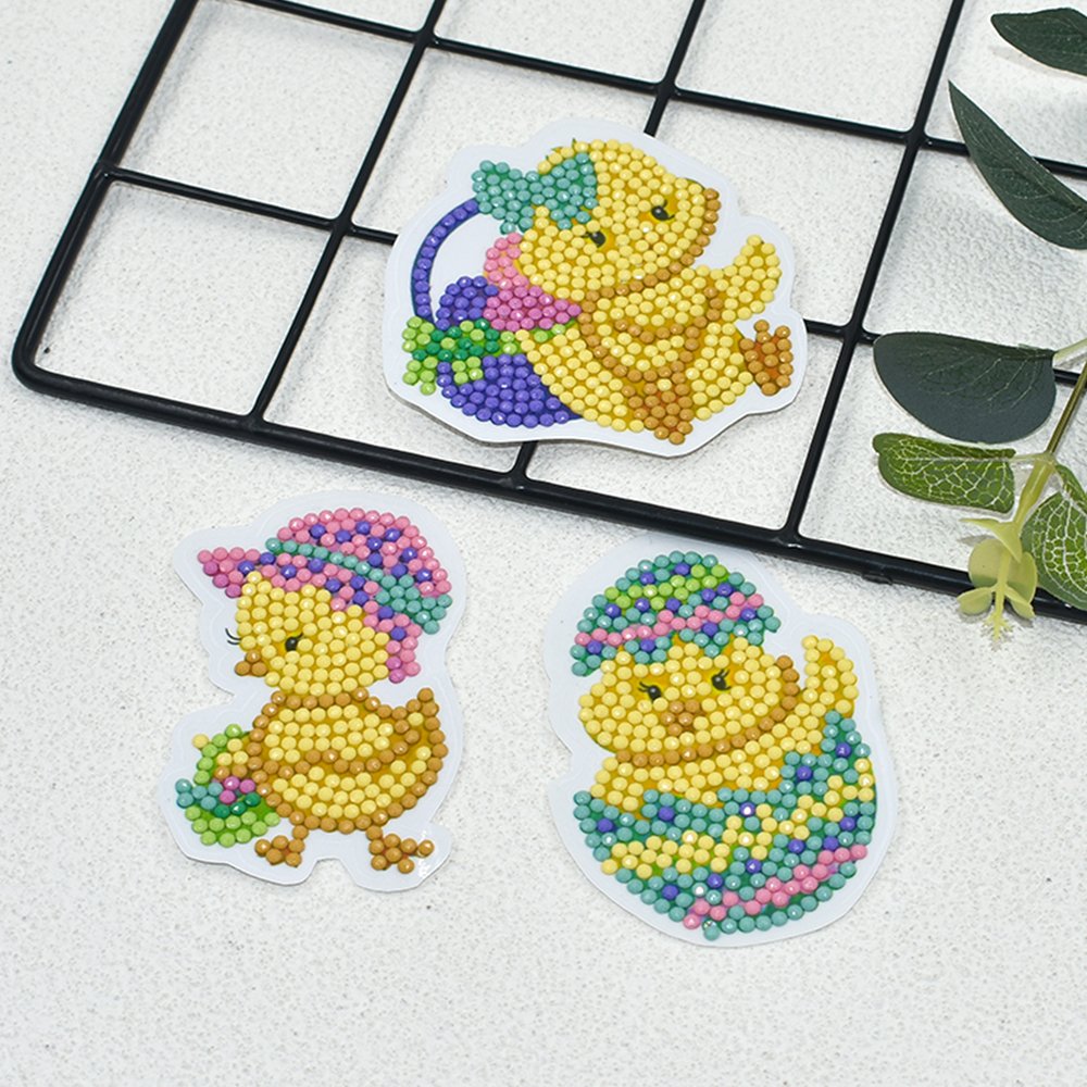 Easter Diamond Stickers Easter Gift Crafts, Diamond Painting sticker Kit - the best gift for kids adult beginners