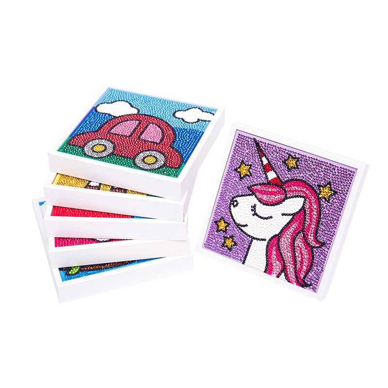 Wholesale Handwork 5D DIY Full Drill Children Kids Diamond Painting with Frame