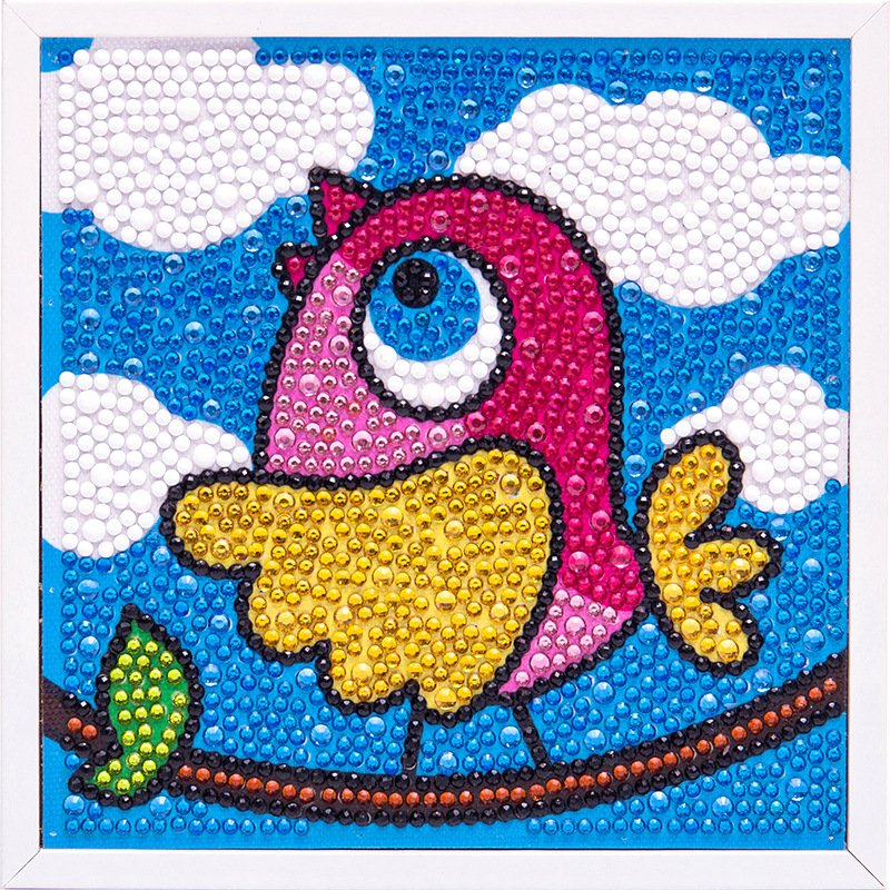 Wholesale Handwork 5D DIY Full Drill Children Kids Diamond Painting with Frame