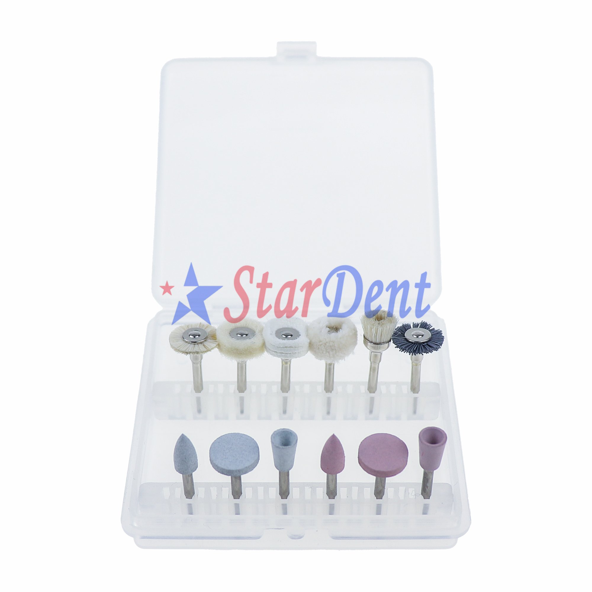 Dental Composite Resin Silicone Polisher Polishing Finishing Brush for Low Speed Handpieces
