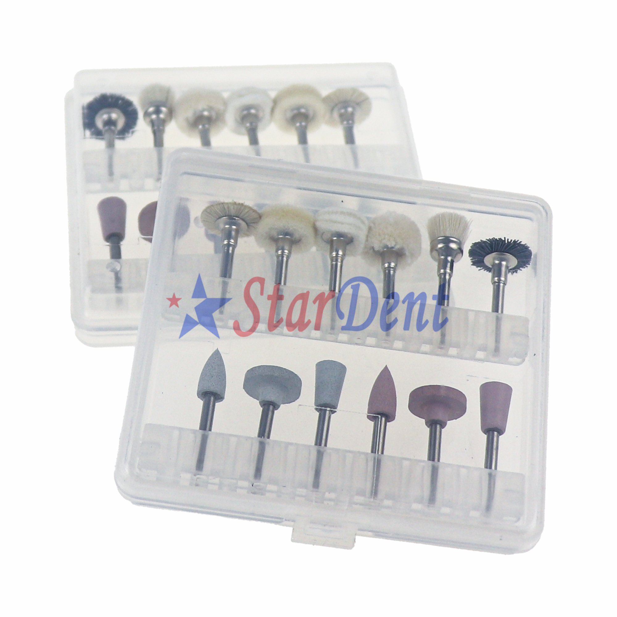 Dental Composite Resin Silicone Polisher Polishing Finishing Brush for Low Speed Handpieces