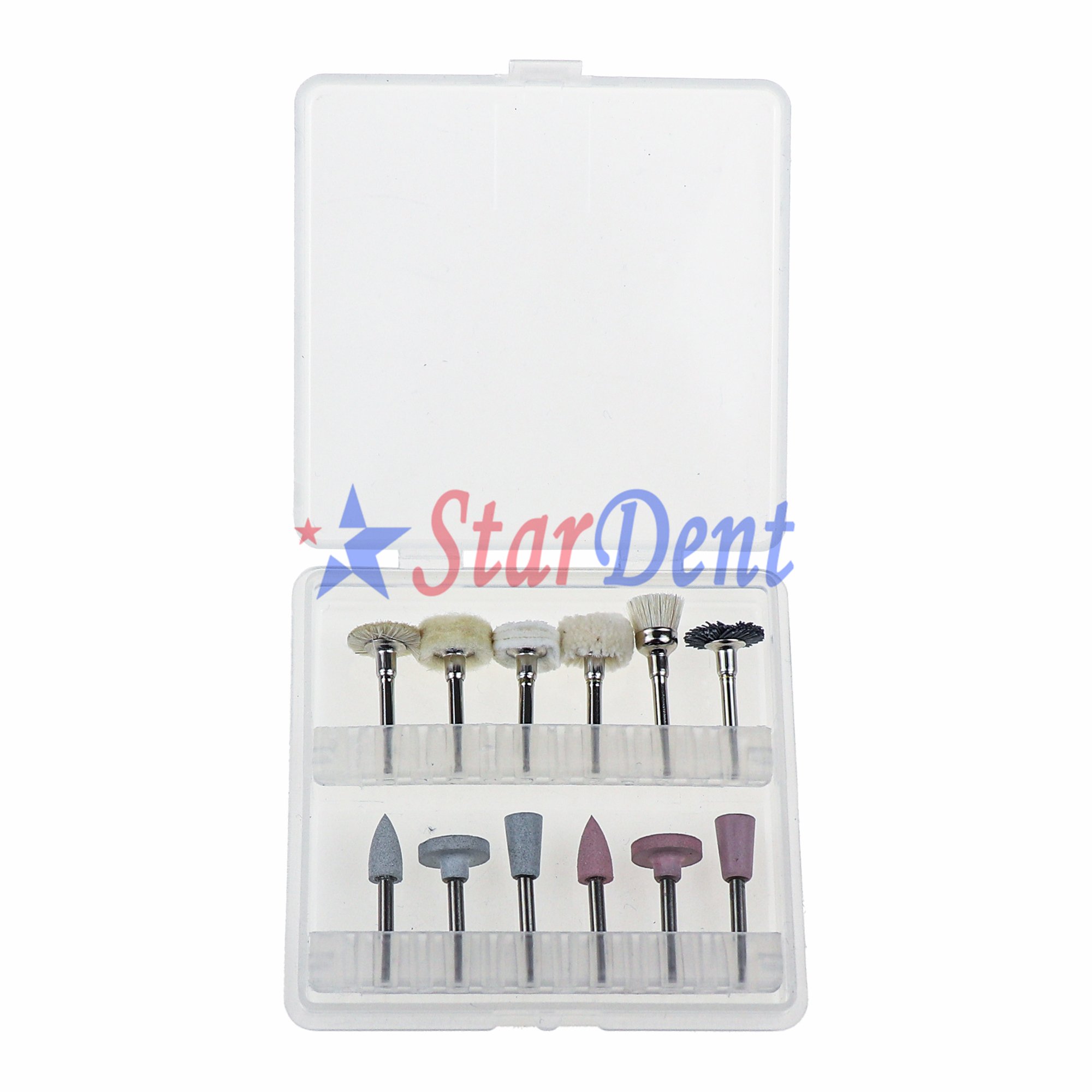 Dental Composite Resin Silicone Polisher Polishing Finishing Brush for Low Speed Handpieces
