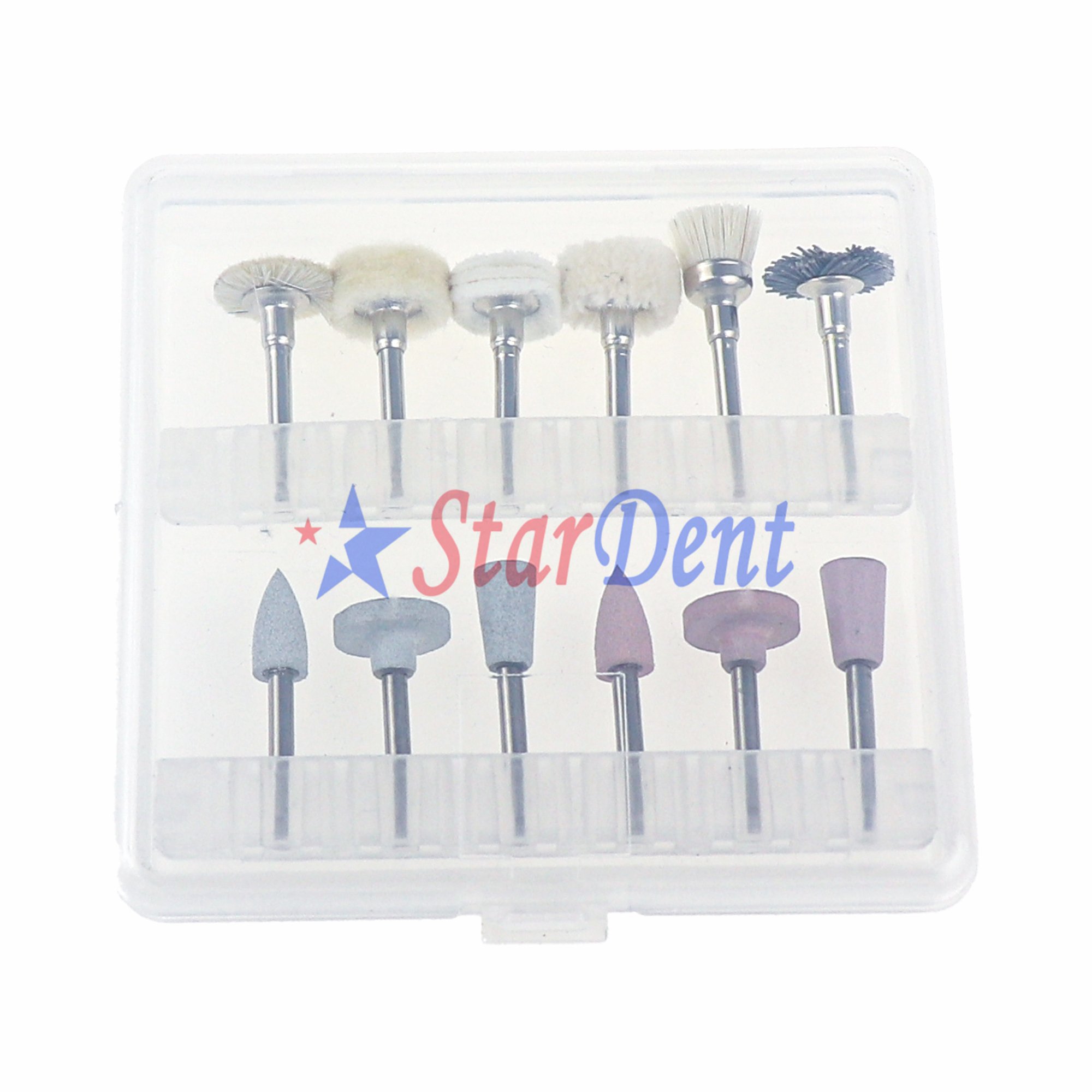 Dental Composite Resin Silicone Polisher Polishing Finishing Brush for Low Speed Handpieces