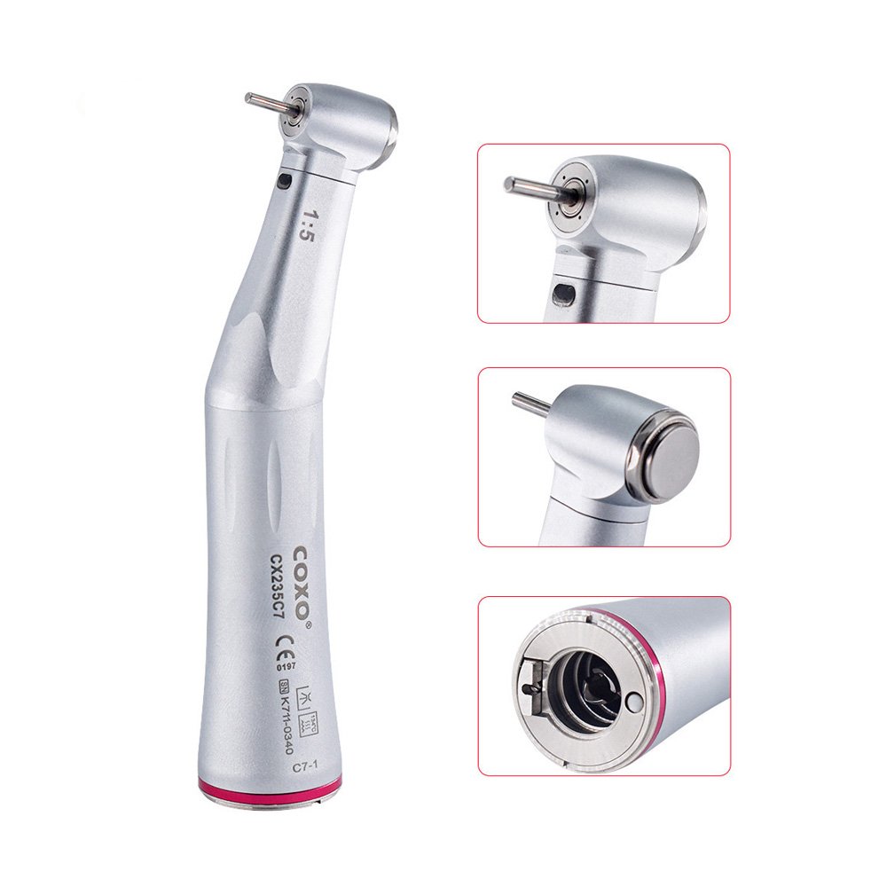 COXO CX235C7 C7-4 Speed Increase 1:5 Contra Angle Dental Handpiece