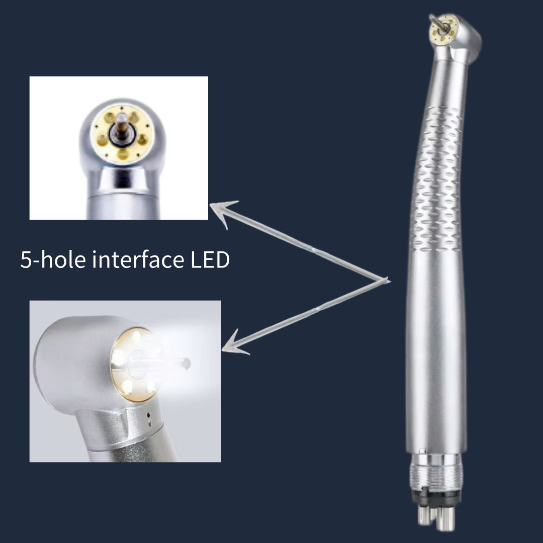 new medical high 4 color shadowless 5 LED light 26W high speed dental handpiece dental care handpiece