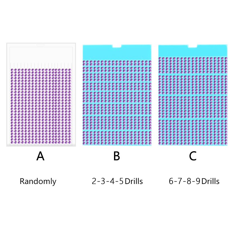 Spot Wholesale Diamond Painting Tray with Lid Multi-functional Drill Tray 5d Diamond Painting Pen Accessories Tools Kit