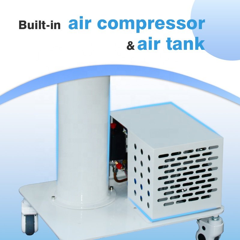 Portable Mobile Dental Unit Cart for veterinary Dental Turbine Unit With Air Compressor