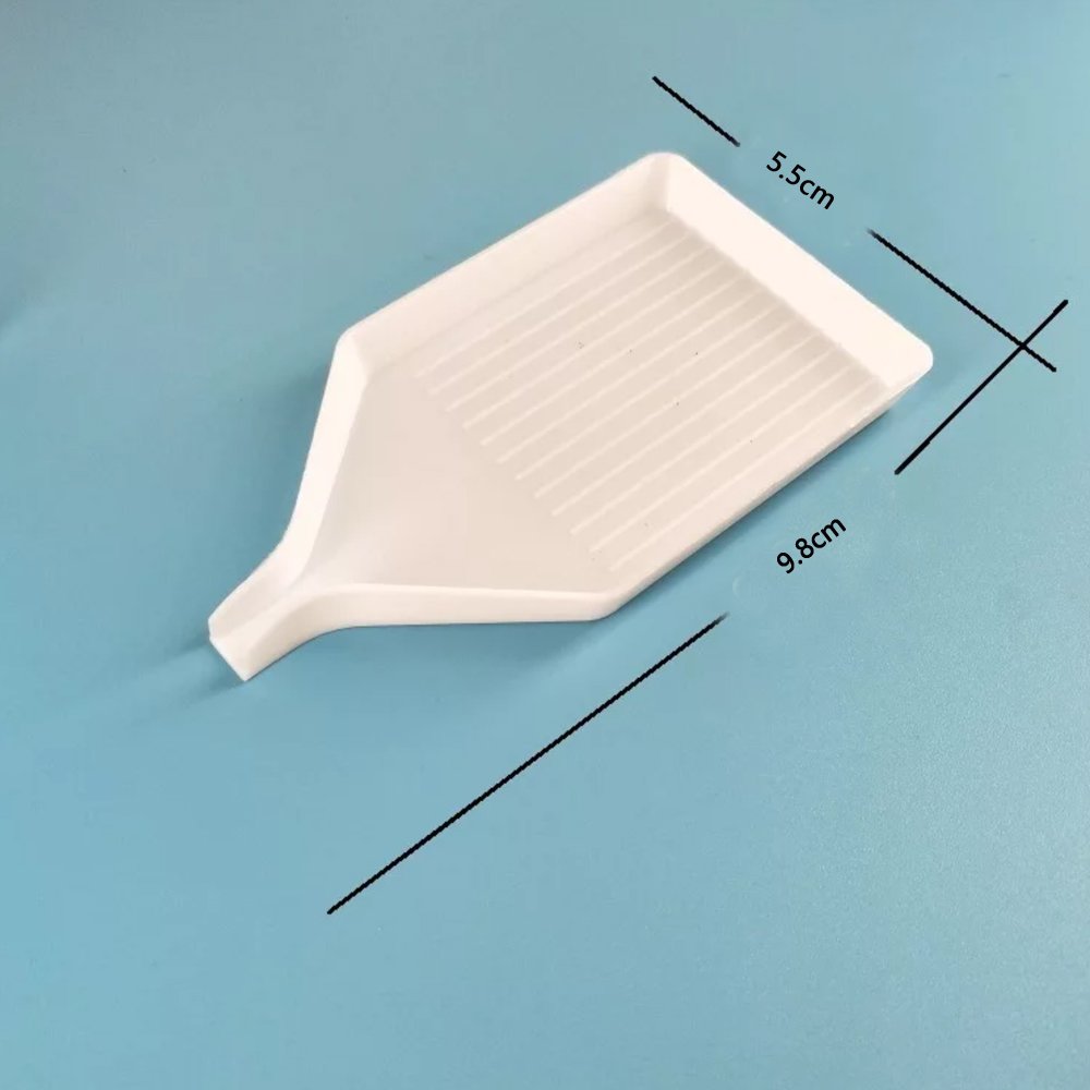 5d Diy Diamond Painting Tools Diamond Plates Kits Plate Rhinestone White Plastic Plate Tray Convenient storage tray