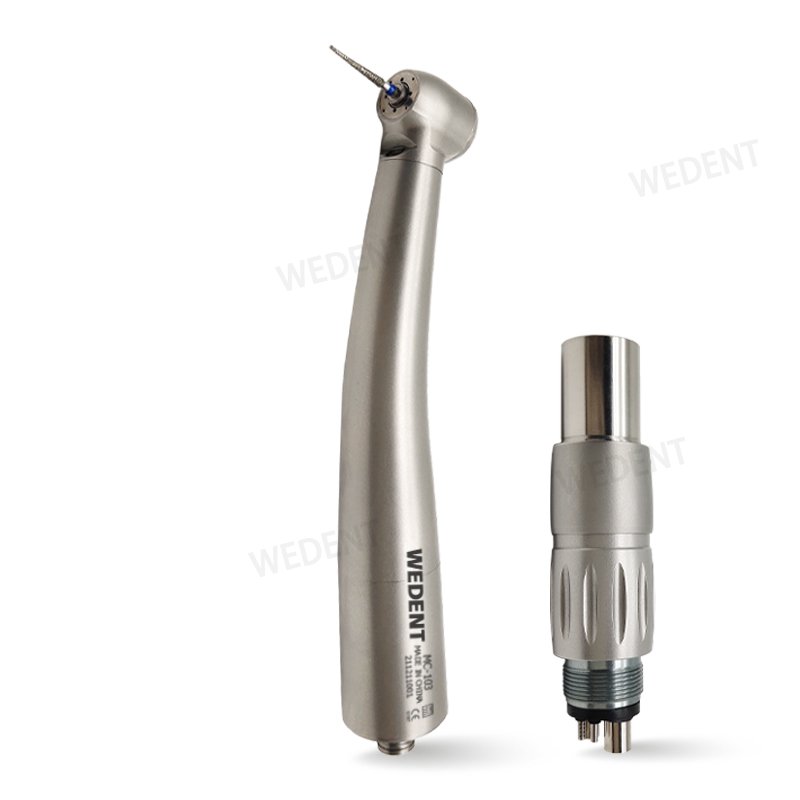 OEM Dental Supply Quick Coupling Fiber Optic 2-hole 4-hole Push Button High Speed Dental Handpiece