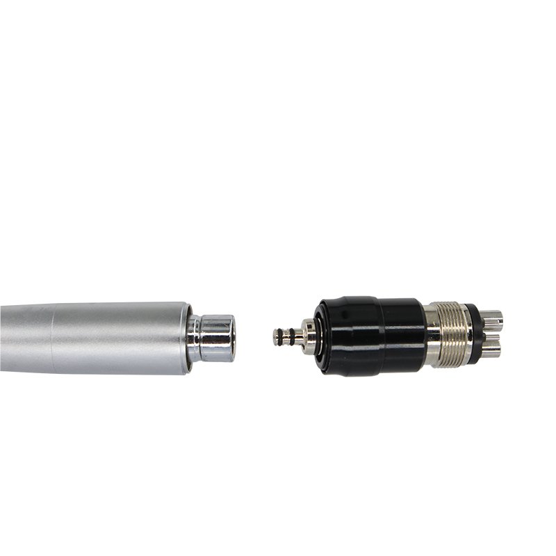 Dental MAX High speed handpiece Single Water Spray Air Turbine Contra Angle 4holes with quick coupling