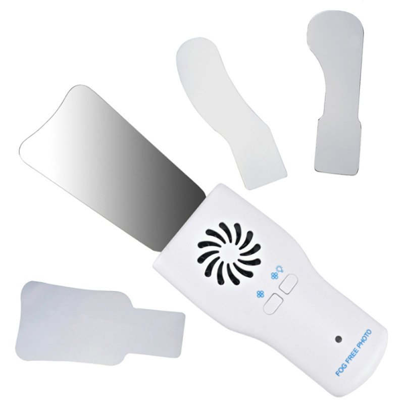JOSOI Stainless Steel Dental Fog Free Photo Automatic Anti-fog Mirrors Oral Photography Reflector Orthodontic Clear Imaging