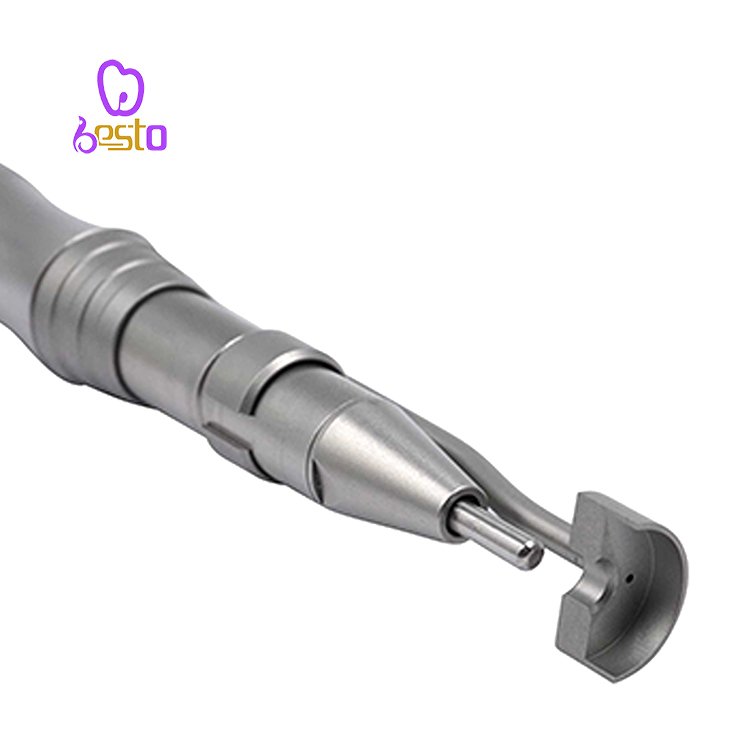 Dental Low Speed Surgical Handpiece 20 Degree Dentistry Implant Equipment 1:1 Drive Straight Head Operation Handpiece