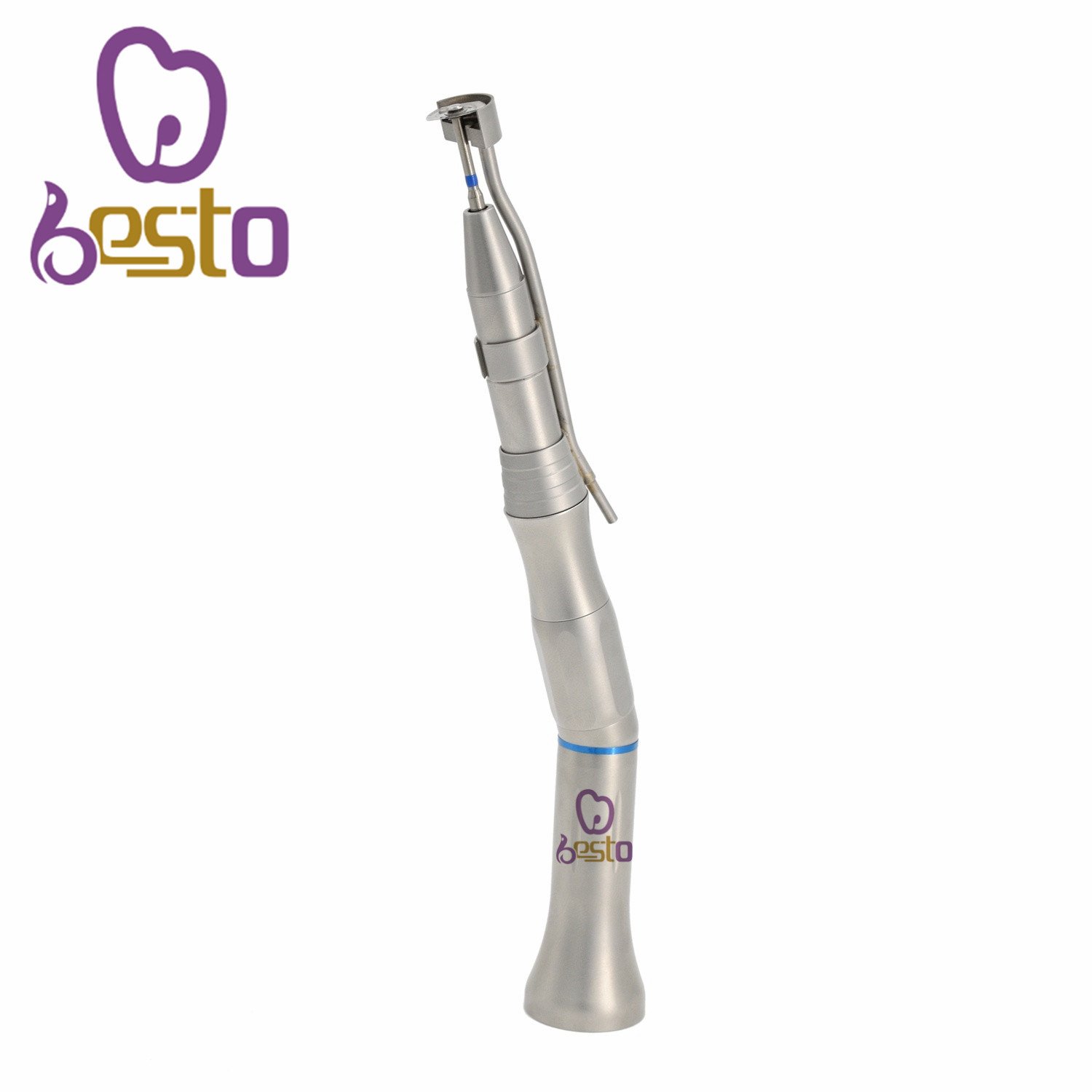 Dental Low Speed Surgical Handpiece 20 Degree Dentistry Implant Equipment 1:1 Drive Straight Head Operation Handpiece