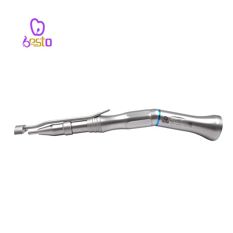 Dental Low Speed Surgical Handpiece 20 Degree Dentistry Implant Equipment 1:1 Drive Straight Head Operation Handpiece