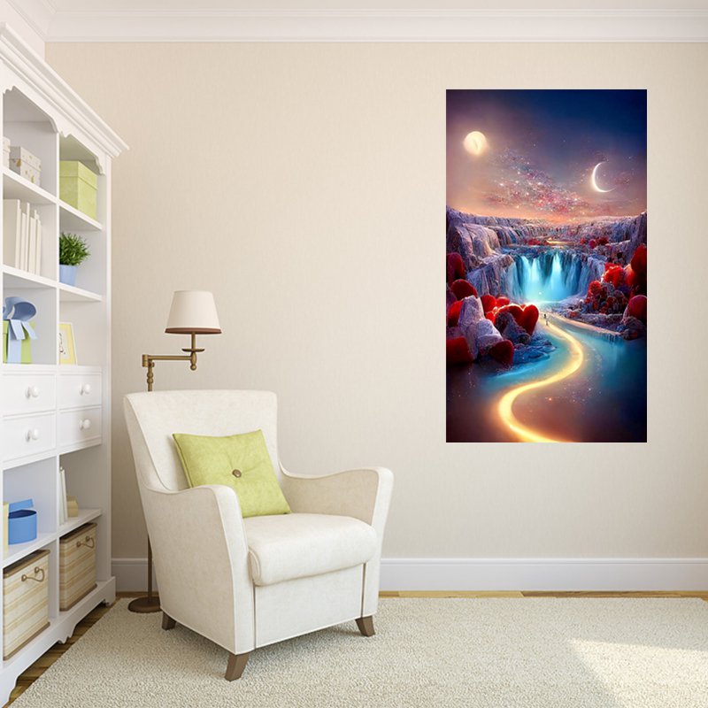 Factory wholesale DIAMOND ART Night 5D Diamond Painting Kit Star Diamond Canvas, Square Diamond Art for Home decor