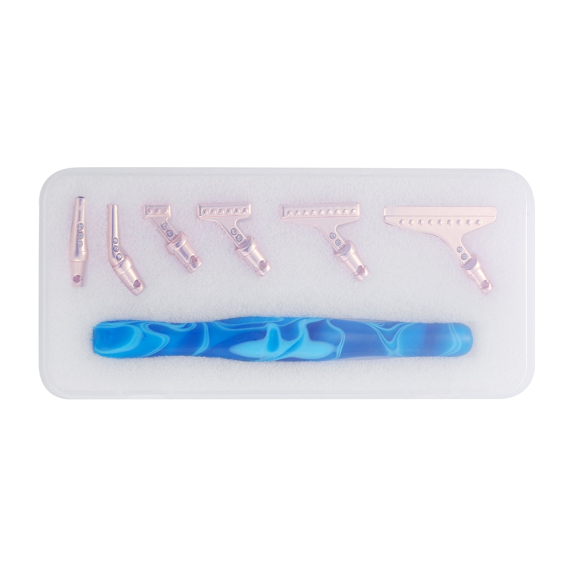 Wholesale and Direct Selling Tools Point 6 Tips Resin Metal Pen for Diamond Painting