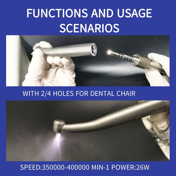 Electric motor high speed lab handpiece dental fit quick coupling dental turbine handpiece