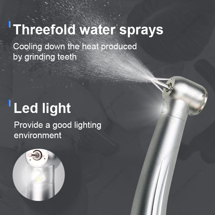 dental handpiece price electric high speed 4 holes ceramic bearing handpieces turbine dental handpiece