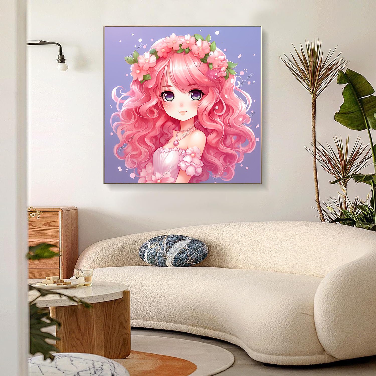 VANCY ARTS Hot Selling Custom DIY Wholesale 5D Diamond Painting Kit Sweet Girls Diamond Painting Resin kit for Relax