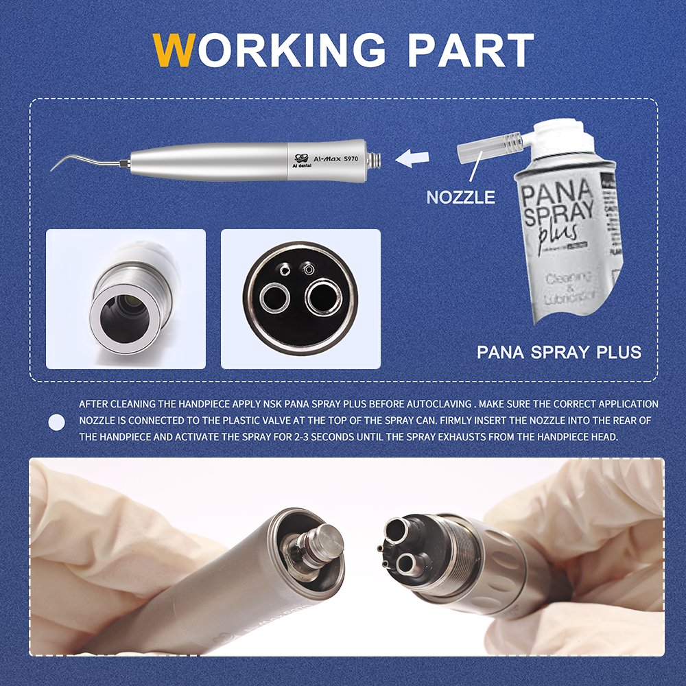 AI-S970-NCL4 Other dental equipment air scaler handpiece set N-couple with 4 holes oral therapy
