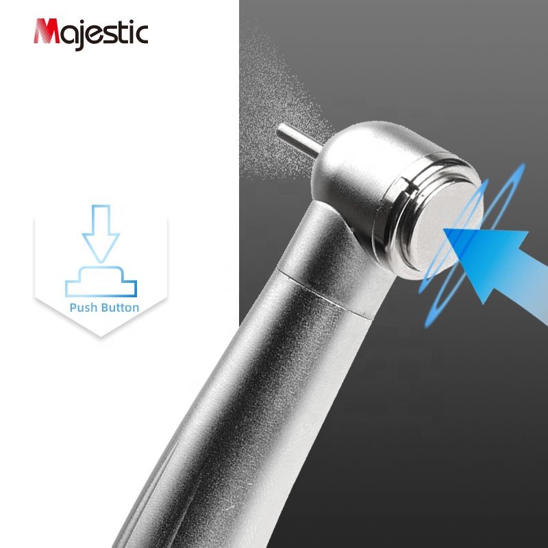 Three Water Spray Push Button High Speed Dental Handpiece With Led For Dental Equipment