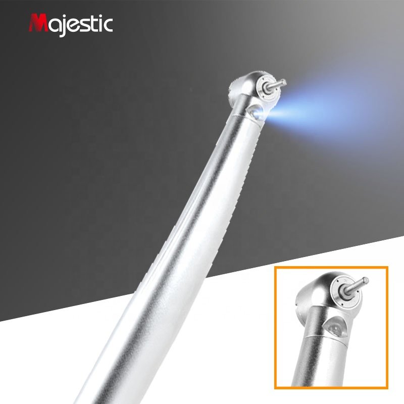 Three Water Spray Push Button High Speed Dental Handpiece With Led For Dental Equipment