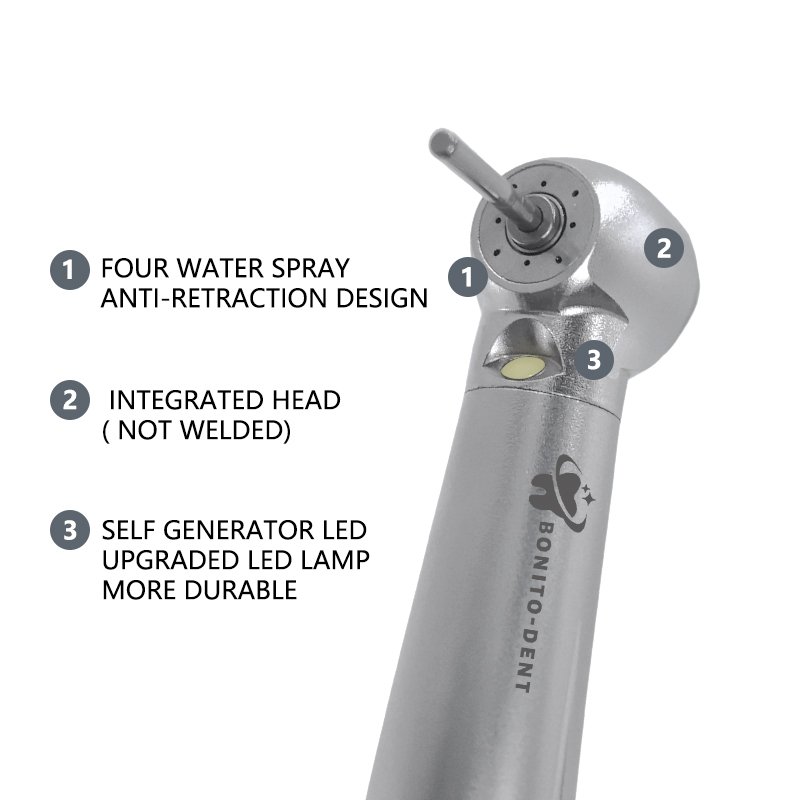PANA MAX High quality Dental High Speed Handpiece LED 3 Water Spray Dental High Speed Handpiece
