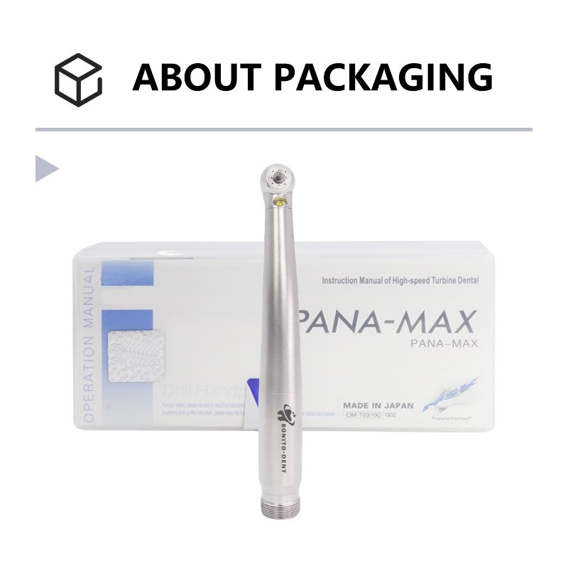 PANA MAX High quality Dental High Speed Handpiece LED 3 Water Spray Dental High Speed Handpiece