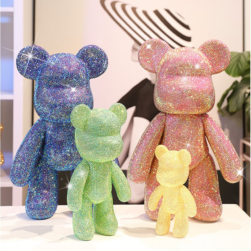 DIY Diamond Painting crystal Bear jelly Rhinestone Handmade Bears Craft Office Ornaments Gifts
