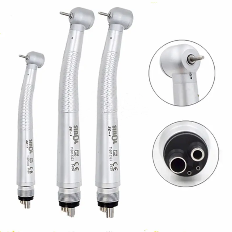 Wholesale Push Button Type Sinol Metal Dental High Speed Turbine Handpiece