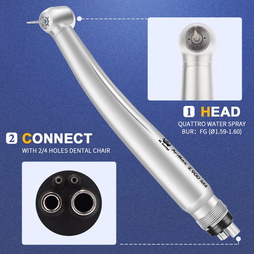Z900 Standard head oral therapy air turbine high speed handpiece 2/4 hole laboratory consumables products