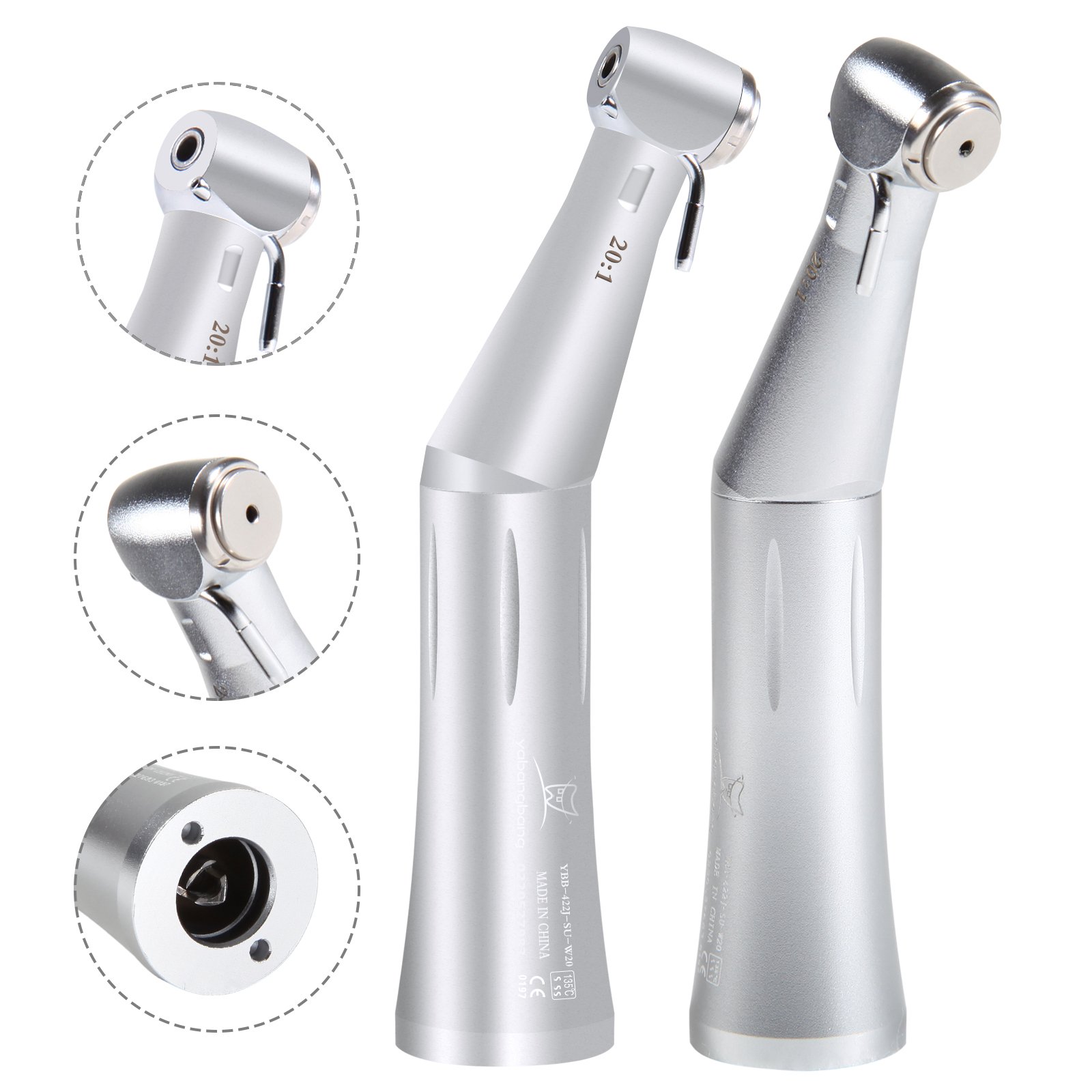 MAX SG20 Push Button 20:1 contra angle External water spray Low Speed NS K dental handpiece