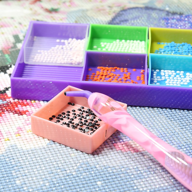 New Style 5d Diamond Painting Pen Resin Diamond Painting Pen Holder Point Drill Tool Accessories Pen Tips