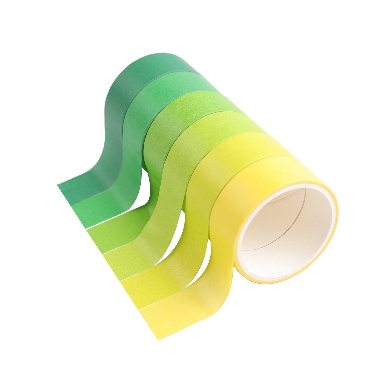 24 Rolls Colored Washi Tape,Rainbow Solid Color Washi Tape for Egg Decorating,DIY School Supplies