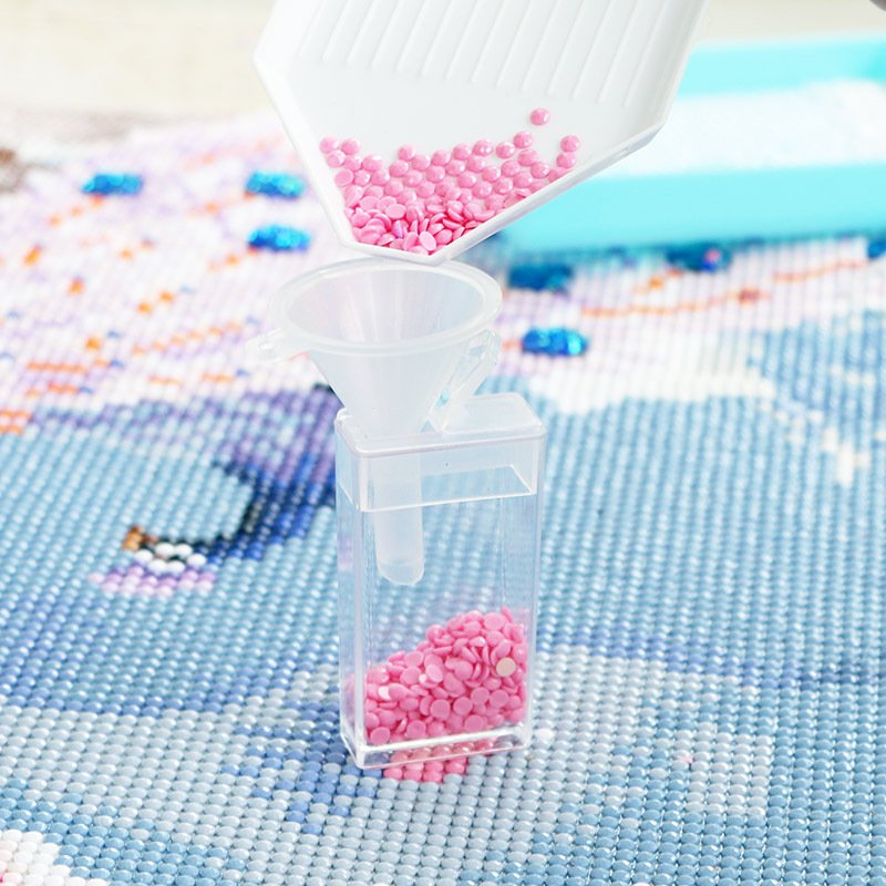 Diamond Painting Inverted Drill Funnel Plastic Dividing Drill DIY Tool