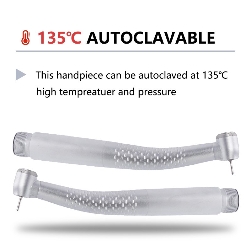 Dental Ceramic Bearing Handpiece 2 4 Holes 5 Water Spray Shadowless 5 Led Light Turbine Air Rotor High Speed Handpiece