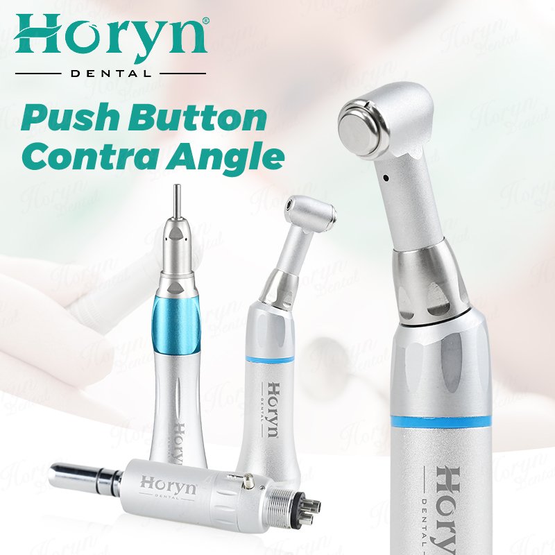 Hot Sale Excellent Quality 16:1 Speed Reduction Push Button Dental Low Speed Handpiece Set