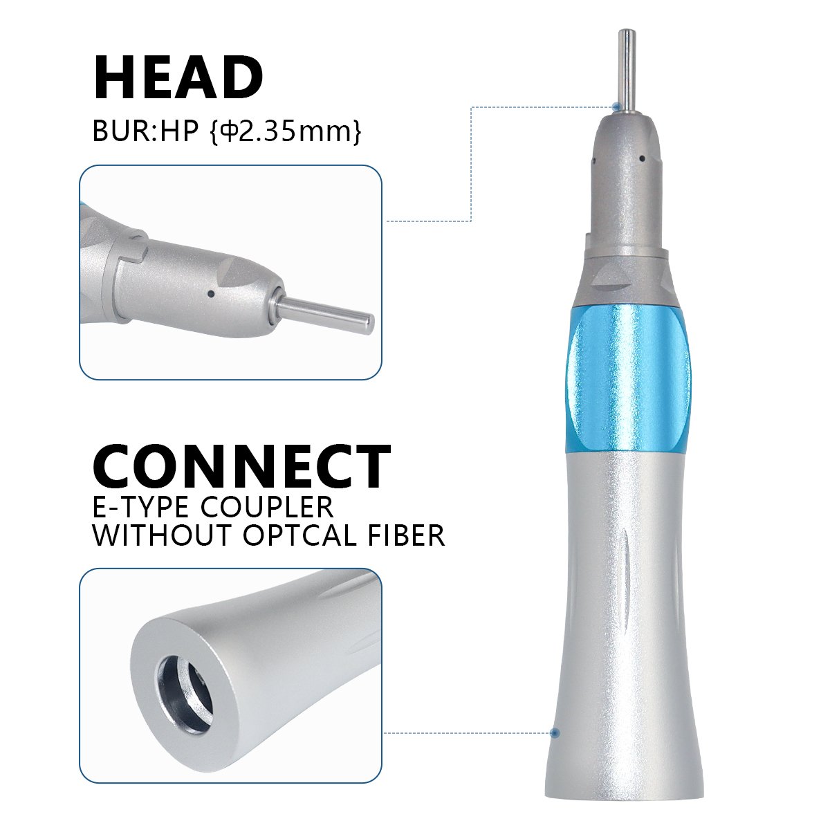 High-Quality Dental Products dental Low Speed Straight Handpiece dental handpiece