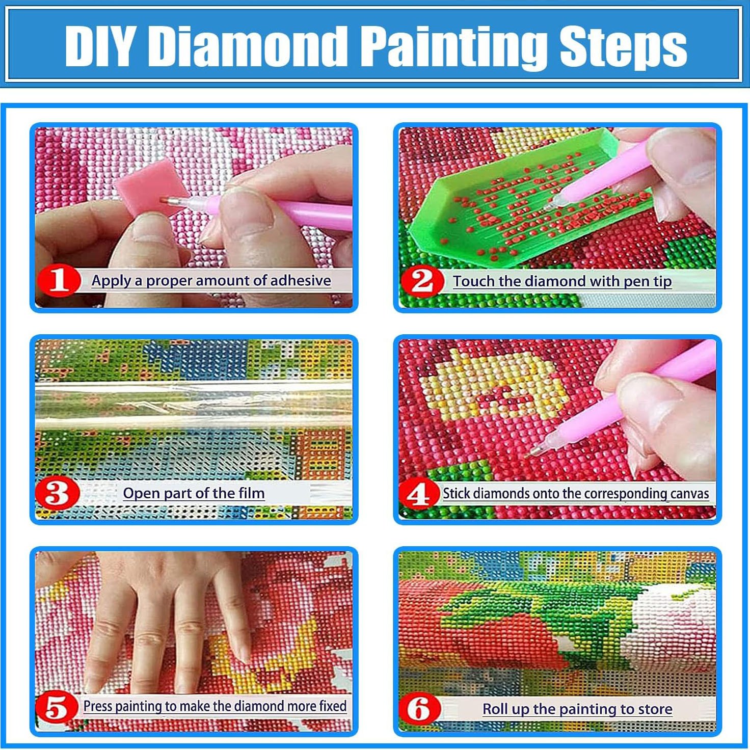 5D Adult Diamond Painting Set DIY Mountain and Lake Beautiful Scenery Diamond Painting Home paintings and wall Decoration Gift