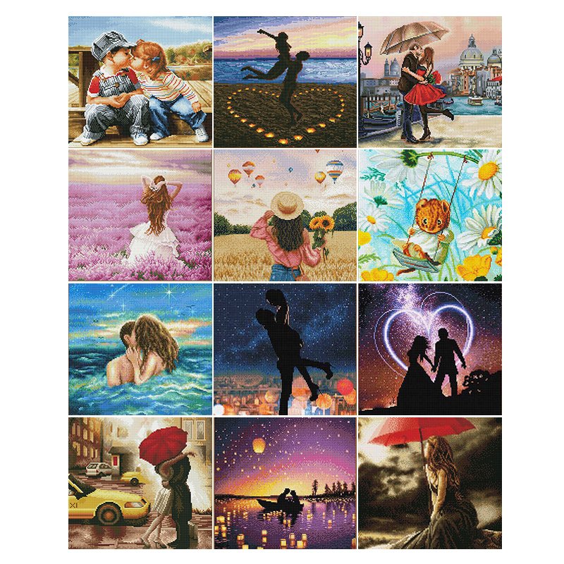 Modern Female Portrait Hand-Painted Woman Wall Art hand painted woman art