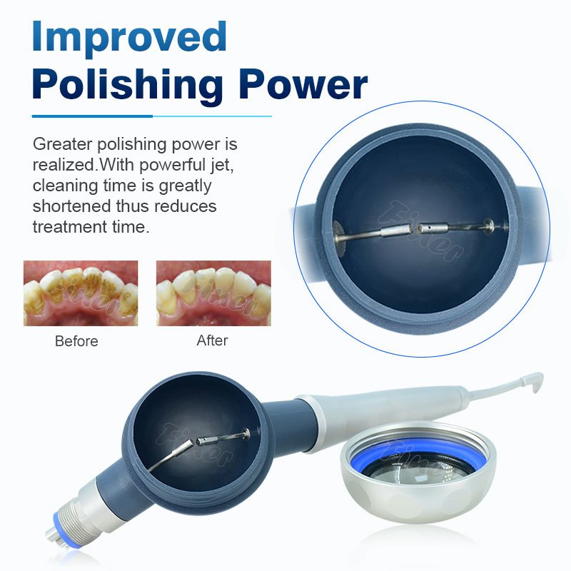 Dental cleaner tooth sand blaster air jet flow teeth polishing machine dental air prophy