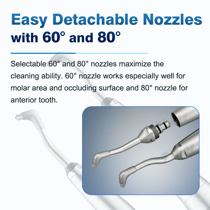 Dental cleaner tooth sand blaster air jet flow teeth polishing machine dental air prophy