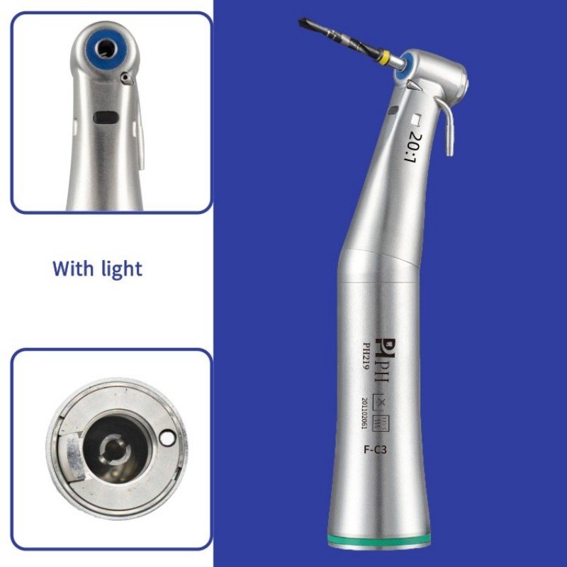 dental implant drill dental equipment contra angle 20:1 reduction speed implant dental handpiece Manufacturer dental surgeries