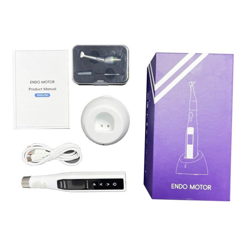 Dental wireless Endo motor with 16:1 Angle Handpiece Contra Angle Dental Endodontic Equipment Wireless Endodontic Motor