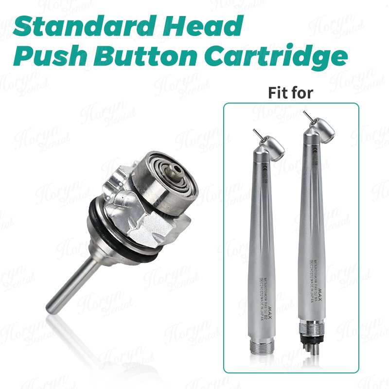 Dental 45 Degree High Speed Handpiece Push Button Handpiece Single Water Spray Rear Exhaust for PANA-MAX
