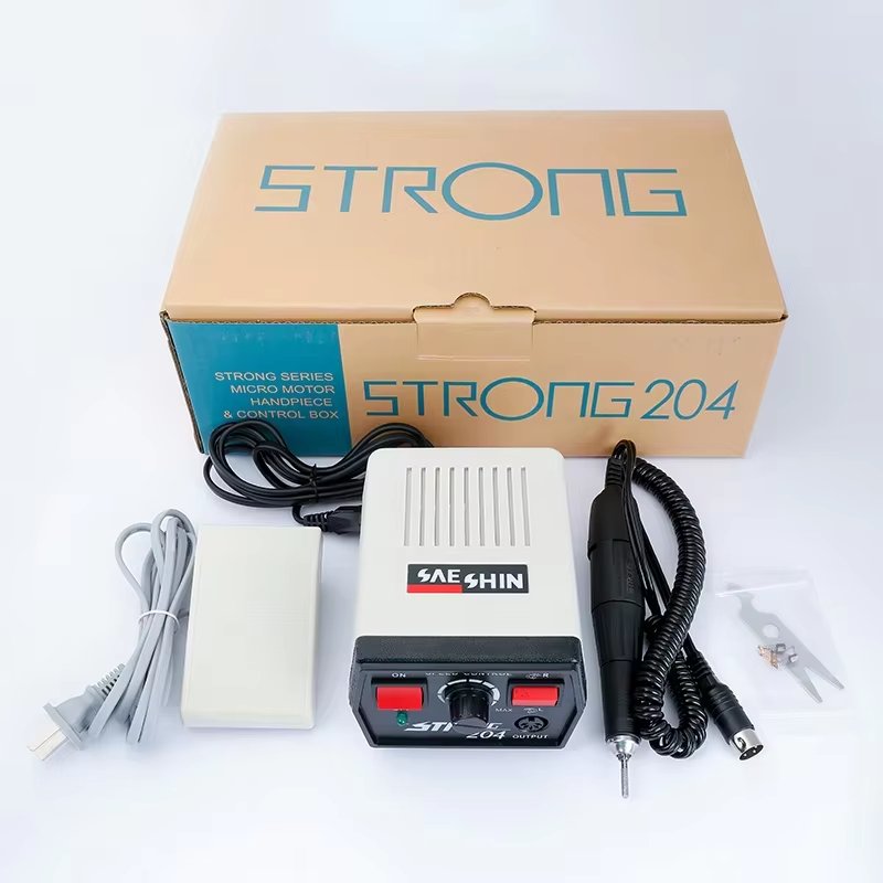 Hot selling dental polishing tool Saeshin 204+102L micro motor polishing drilling equipment for dental laboratories