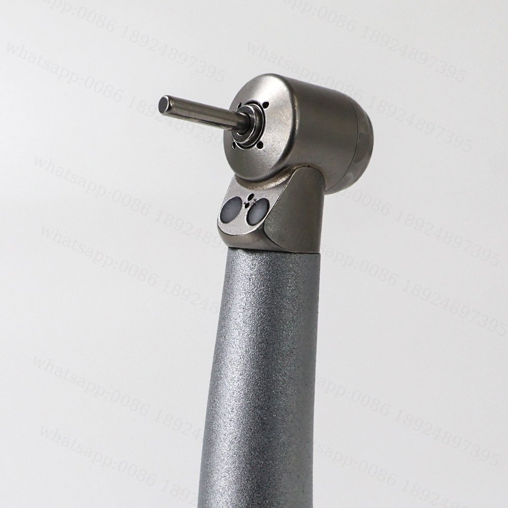 Dental Air Turbine E-Generator Back-Flow Double LED Mini Head Push Button Ceramic Bearing High Speed Kids Handpiece Children