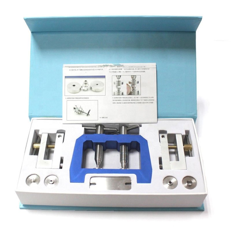 Portable Dental Unit Blue Dental Handpiece Repair Tools for High Speed Handpiece Bearing Removal Chuck Kits Dentist Tool Kit